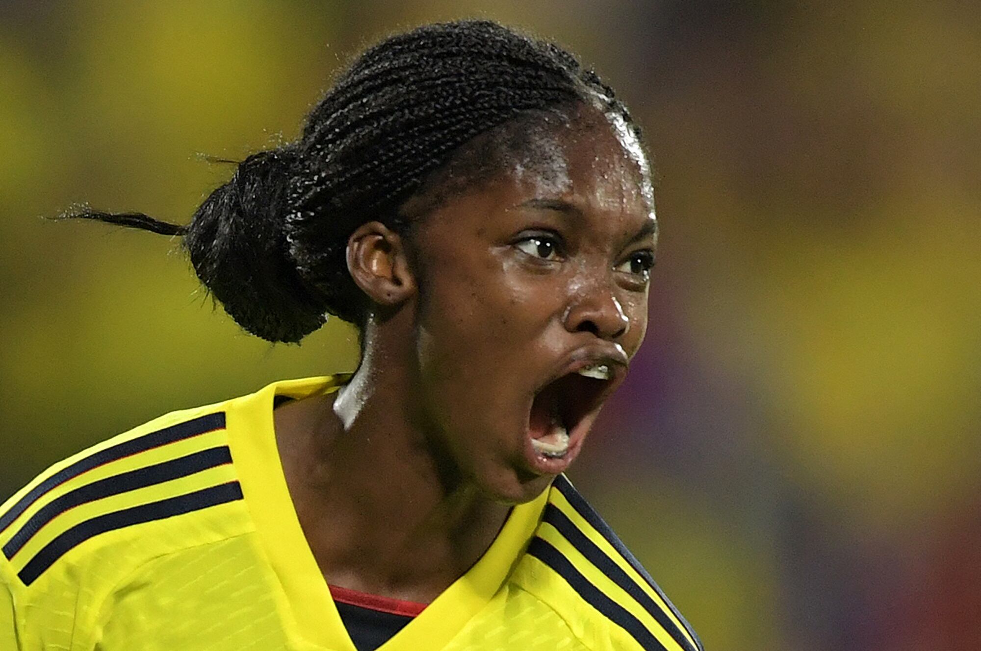 Linda Caicedo. (Photo by RAUL ARBOLEDA/AFP via Getty Images)