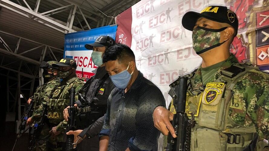 Según el Ejército, alias El Viejo hacía parte de esta estructura desde el año 2017. Foto: Ejército Nacional