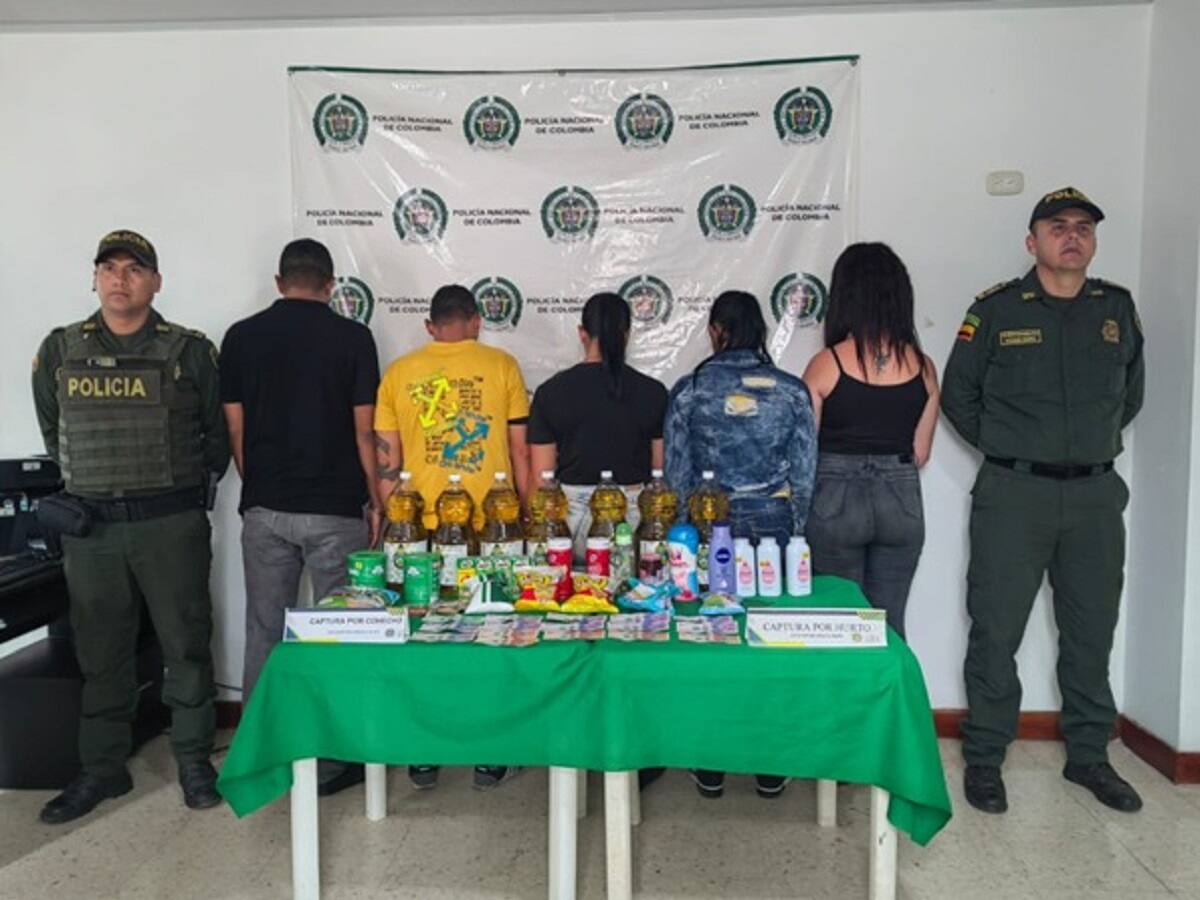 Capturan integrantes de una banda dedicada al robo de supermecados en Supía, Caldas