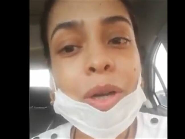 Barranquillera pide ayuda urgente desde Guayaquil . Foto: Captura de pantalla