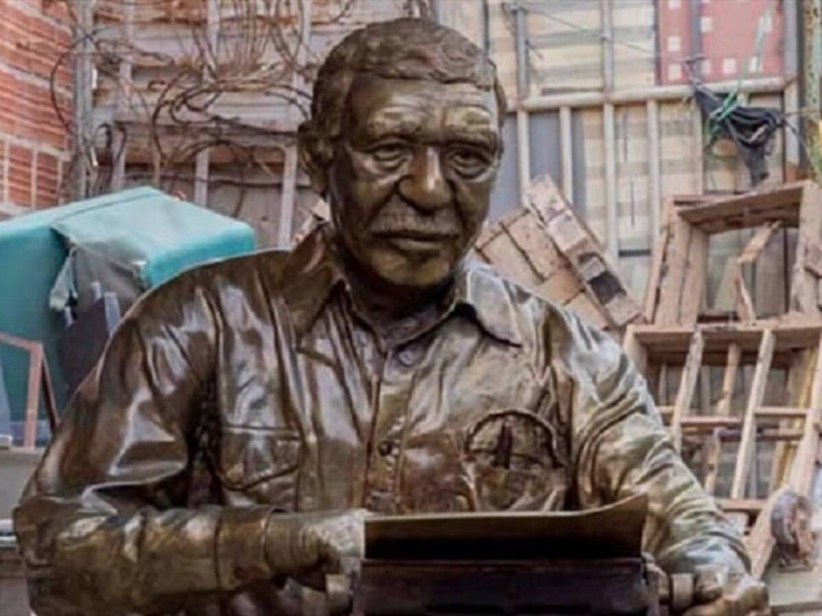 En Aracataca comentan que escultura de ‘Gabo’ no se parece al escritor