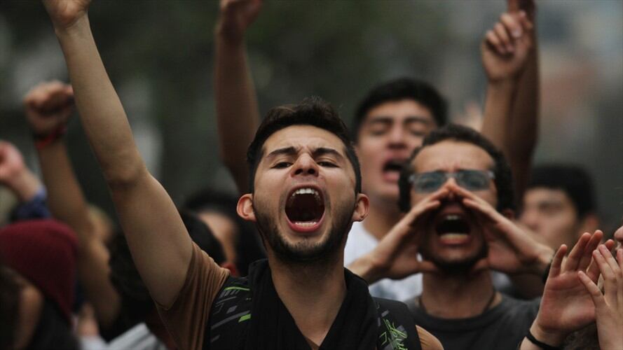 El Movimiento Estudiantil anunció que la Marcha Nacional de este jueves, 10 de octubre. Foto: Colprensa