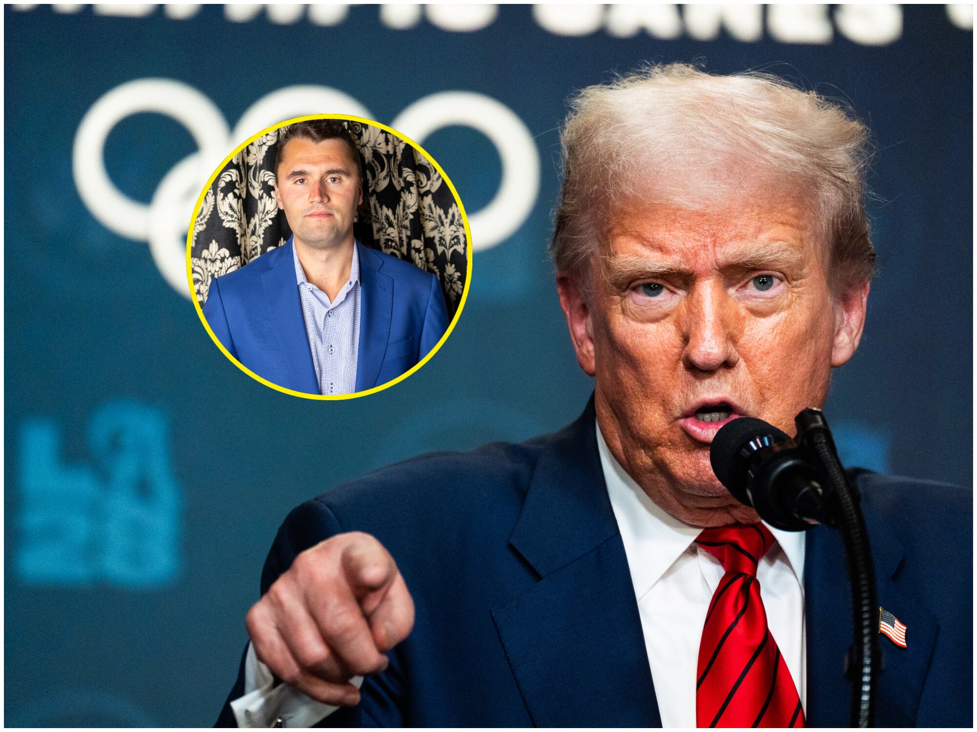 Trump prometió que dará con los responsables del asesinato de Kirk en Utah. Foto: Getty Images.