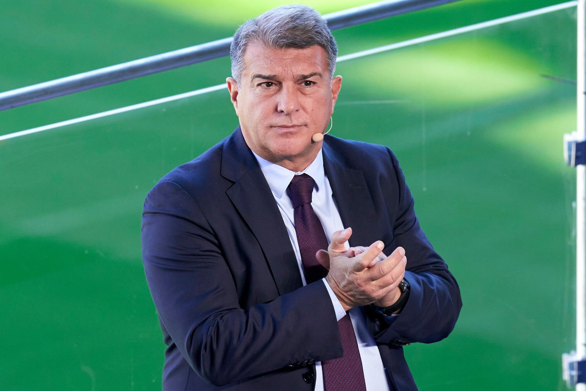 Joan Laporta, presidente del FC Barcelona