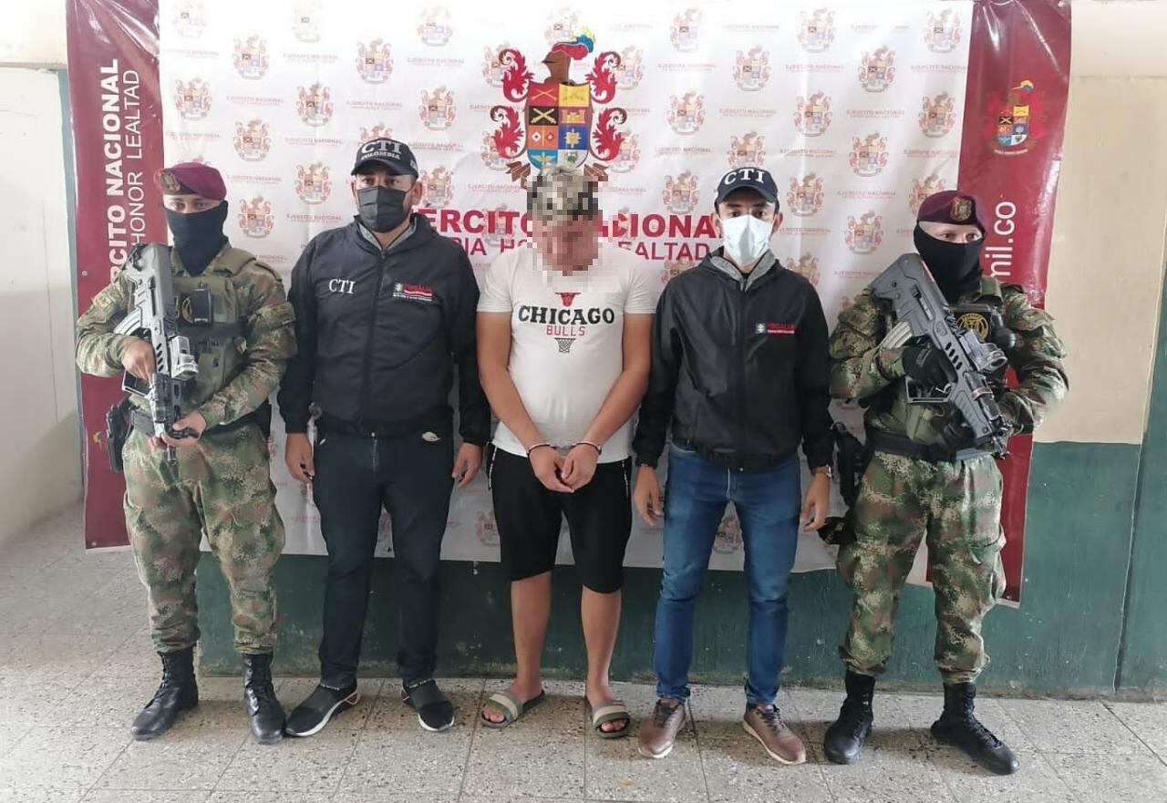 El Ejército Nacional realizó de manera simultánea varias capturas. Foto: Octava División del Ejército