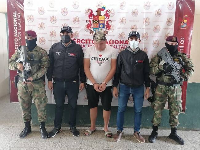 El Ejército Nacional realizó de manera simultánea varias capturas. Foto: Octava División del Ejército