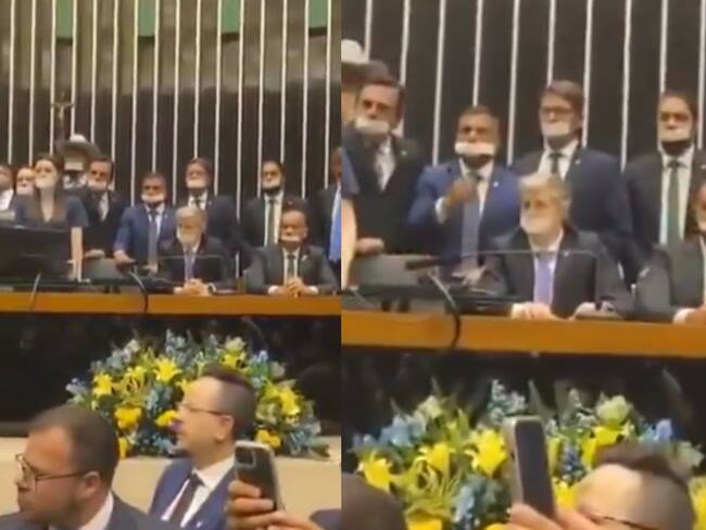 Bolsonaristas obstruyen los trabajos en el Congreso de Brasil para exigir una amnistía