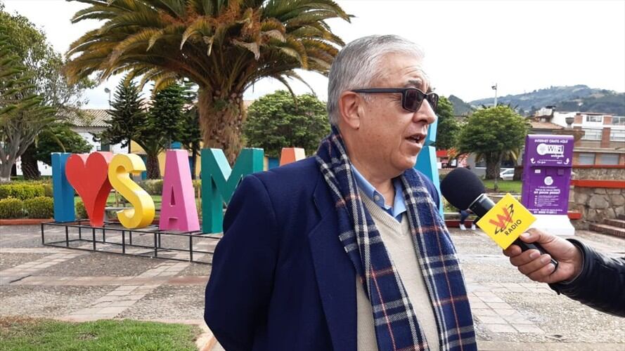 El presidente de la Junta Directiva del Distrito de Riego de Samacá, Eduardo Castellanos. Foto: La W