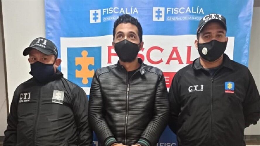 José María Ortega Niño fue imputado por feminicidio agravado en grado de tentativa, secuestro simple, tortura y acceso carnal violento. Foto: Fiscalía General de la Nación