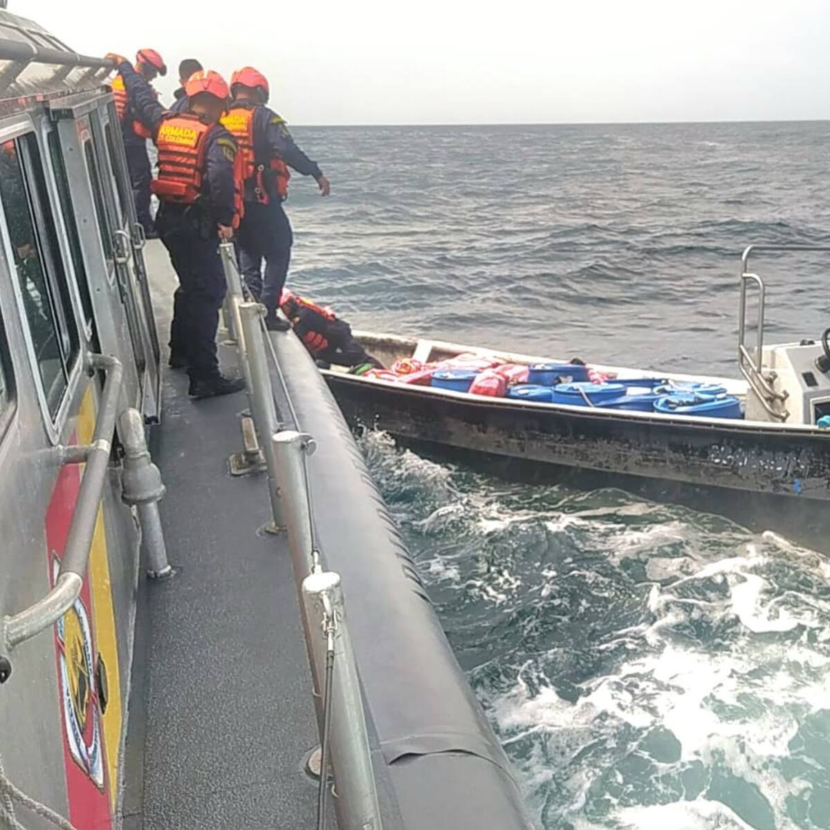 Armada interceptó embarcación con estupefacientes avaluados en siete millones de dólares