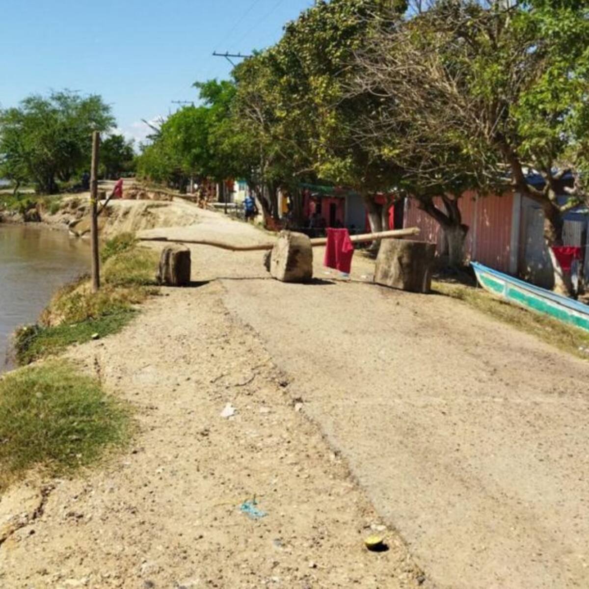 Riesgo de colapso de jarillón en barrio Girardot: concejal de Magangué pide ayuda a Petro