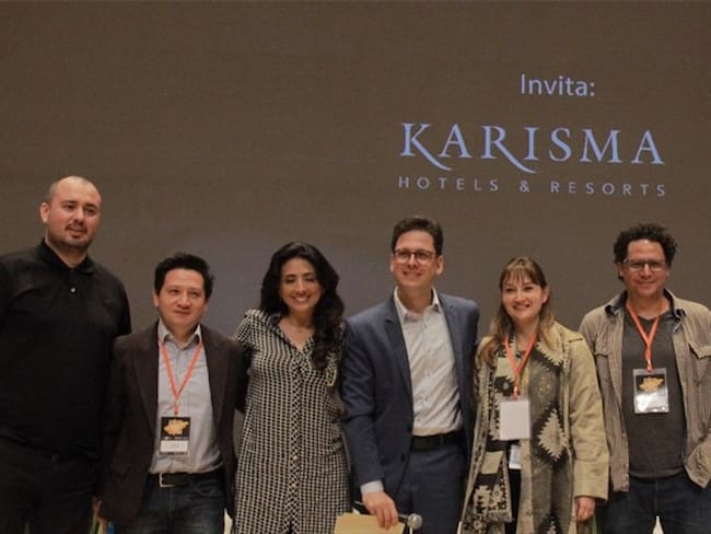 Diego Farias – Ceo, Amuse.io Rafael Vesga – Profesor, Uniandes Yesenia Valencia - Fundadora y directora, Smart Films Sandro Carrero – Director Sello Disquero, Uniandes Andrés Guerrero – Profesor, Uni. Foto: W Radio