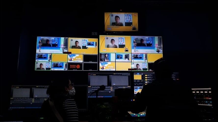 Consumo de televisión crece en Colombia durante la cuarentena. Foto: Colprensa