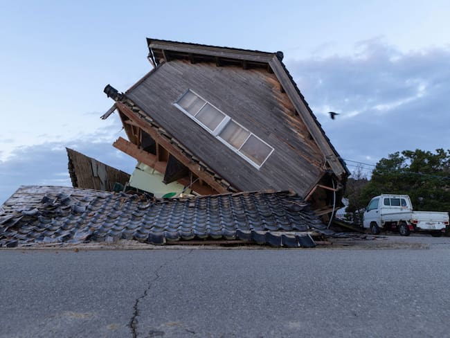 Afectaciones por el terremoto en Japón. Foto: Getty Images.