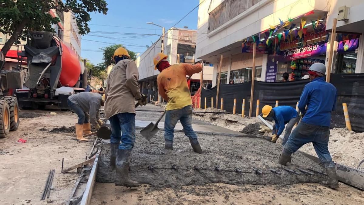 Comerciantes de la Quinta en Santa Marta afectados por retrasos en las obras