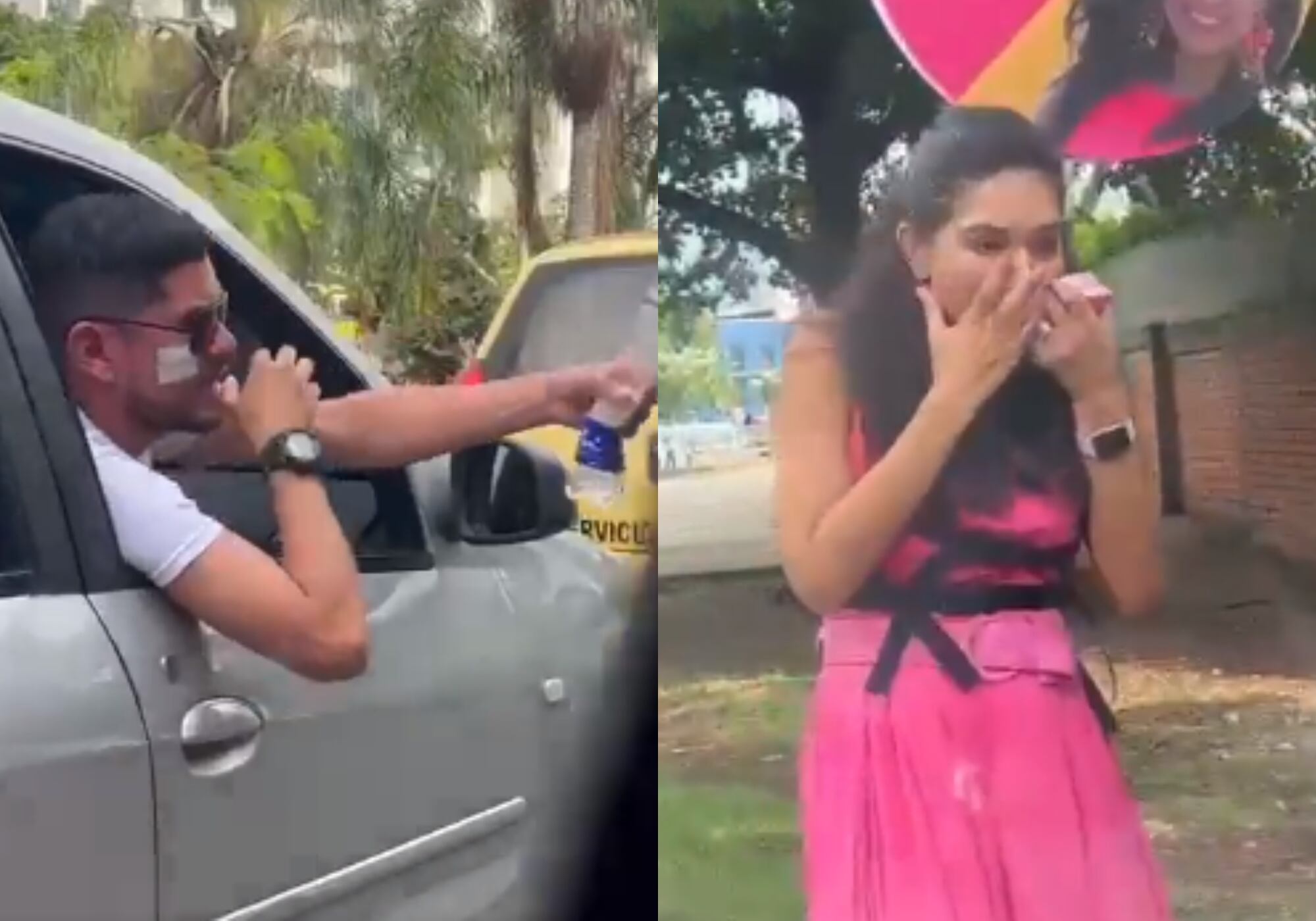 Agresión a Catalina Ortiz. Foto: Captura de pantalla de video