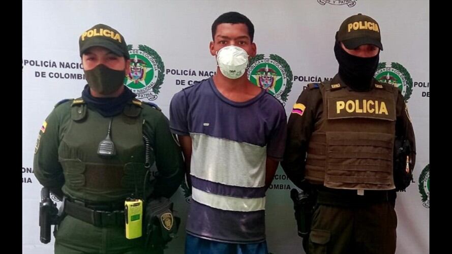 “El arma es valorada por coleccionistas en más de 100 millones de pesos”, detalló la Policía. Foto: Policía Nacional