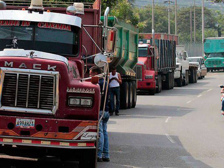 Imagen de referencia de vehículos de carga. Foto: Colprensa.