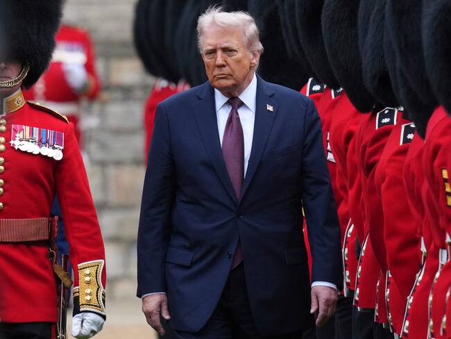 Presidente Donald Trump en Reino Unido. Foto: Kirsty Wigglesworth - WPA Pool/Getty Images