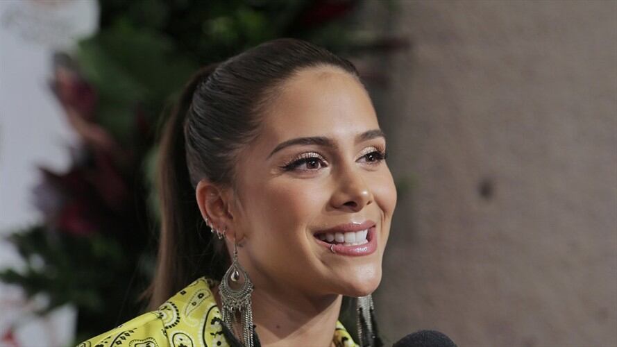 Cantante colombiana Greeicy Rendón. Foto: Colprensa - Sofía Toscano