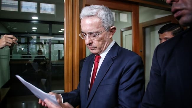 Álvaro Uribe. Foto: Colprensa - Camila Díaz