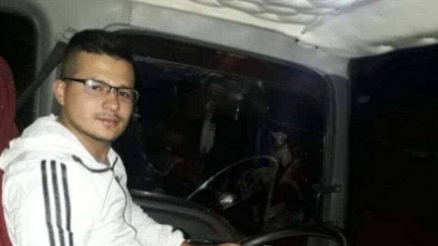 Conductor desaparecido. Foto: facebook Johan Sebastian Quiroga