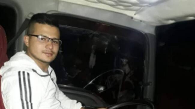 Conductor desaparecido. Foto: facebook Johan Sebastian Quiroga