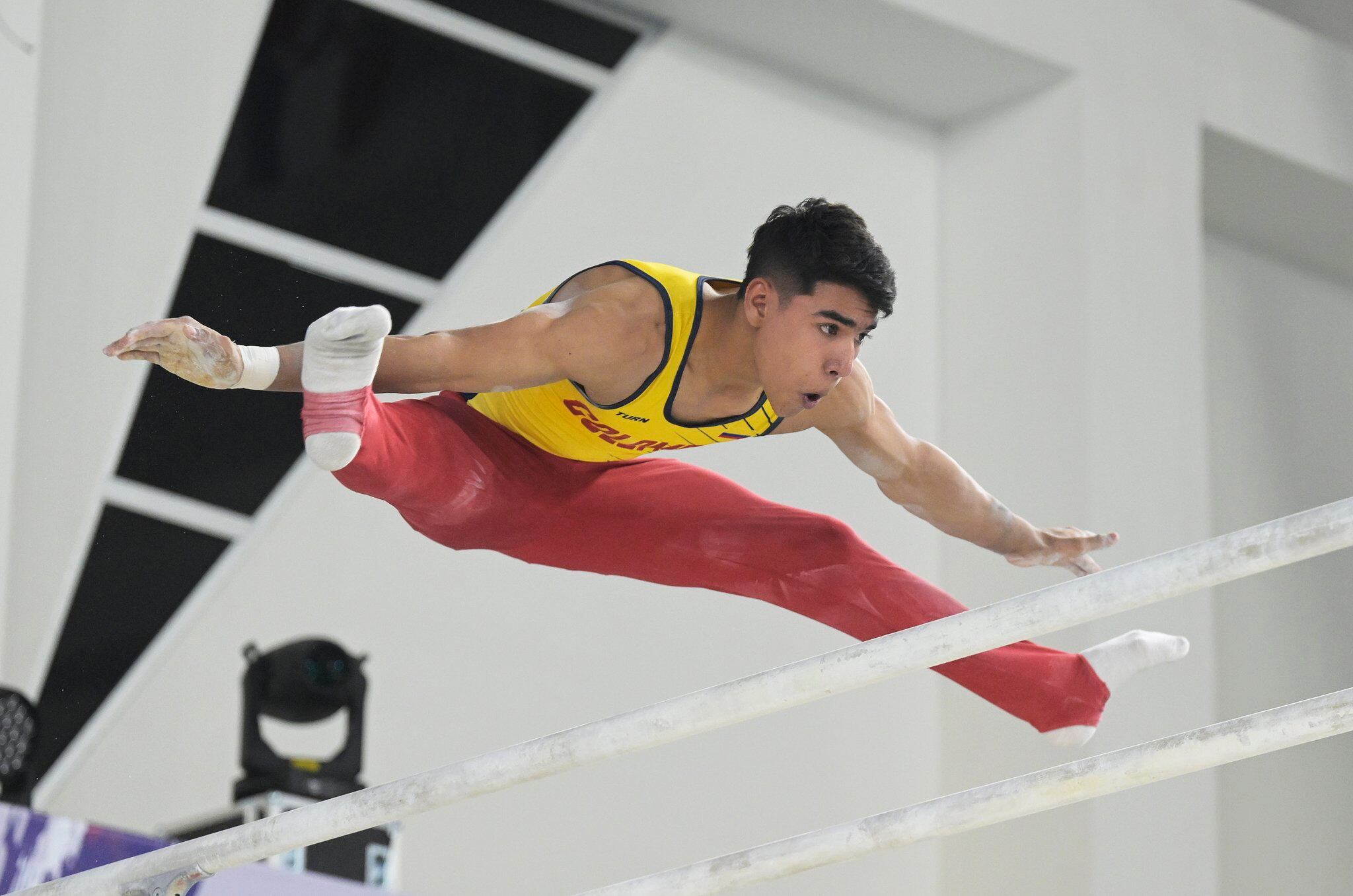 Atleta Ángel Barajas. Foto: Twitter @MinDeporteCol