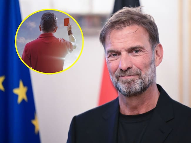 Jürgen Klopp e imagen de referencia de árbitro I Fotos: Bernd Weißbrod/picture alliance via Getty Images. / Getty Images.