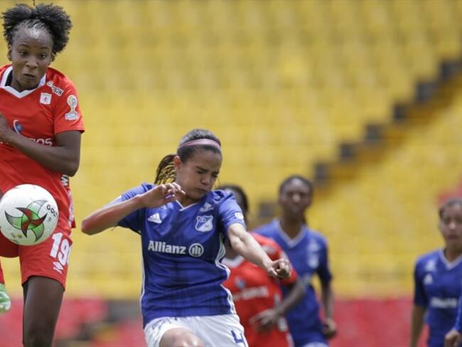 América de Cali que es el primer finalista de la Liga Femenina espera conocer cuál será su contrincante entre Medellín y Huila. Foto: Colprensa