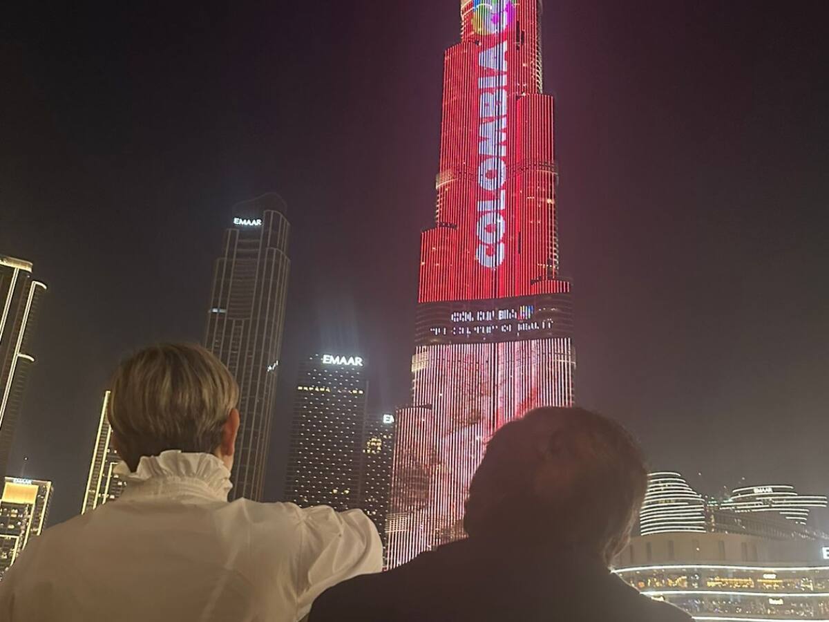Colombia llega al Burj Khalifa