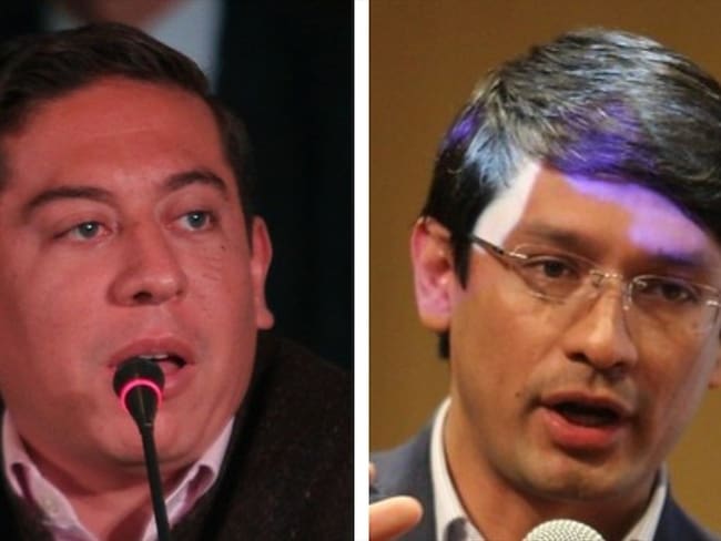 Los precandidatos presidenciales Carlos Amaya y Camilo Romero debatieron en Sigue La W sobre si se está desmoronando el Partido Verde.. Foto: Colprensa