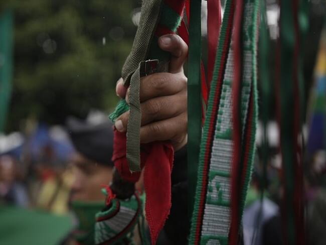 La alcaldesa Claudia López se refirió a la posible llegada de la minga indígena a Bogotá. Foto: Colprensa / SERGIO ACERO
