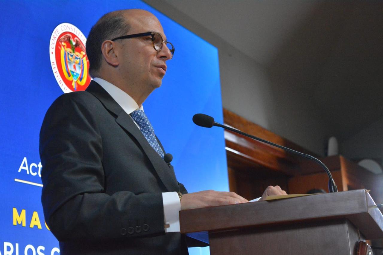 Carlos Camargo, magistrado. Foto: Cortesía Corte Constitucional