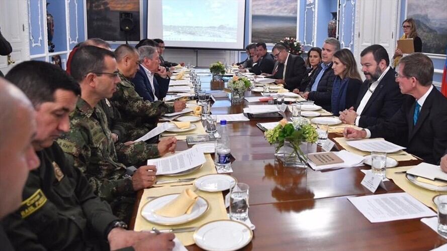 Duque encabezó reunión de alto nivel para fortalecer seguridad de excombatientes . Foto: Cortesía: Presidencia