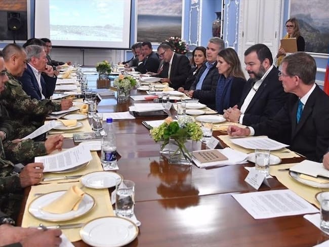 Duque encabezó reunión de alto nivel para fortalecer seguridad de excombatientes . Foto: Cortesía: Presidencia