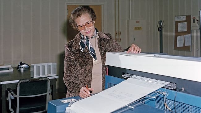 Falleció a los 101 años y fue decisiva para la llegada del hombre a la luna. . Foto: Getty Images