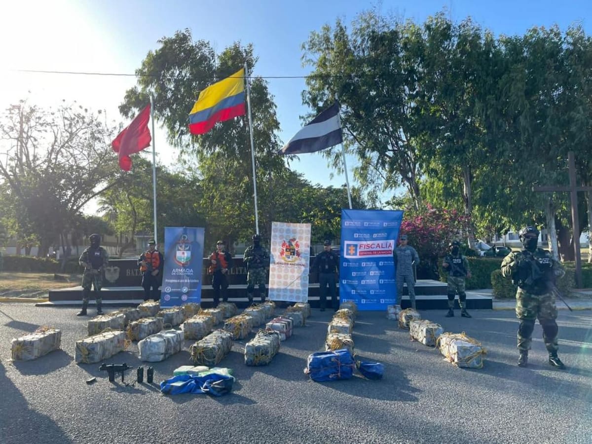 930 kilogramos de clorhidrato de cocaína incautados en el Magdalena