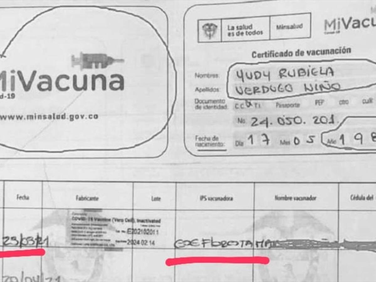 Investigan supuesta irregularidad en aplicación de dosis contra el coronavirus en Floresta