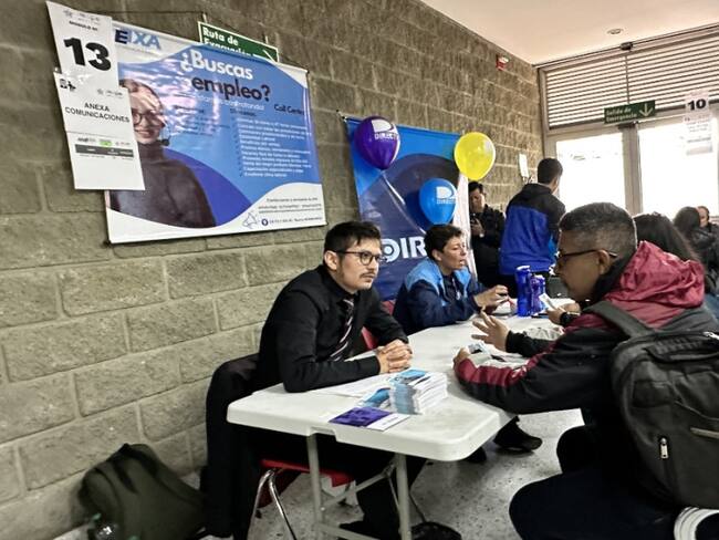 Feria de empleo en Bogotá. Foto: Alcaldía de Bogotá.