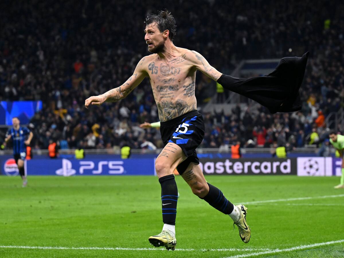 Video: Acerbi anota el empate agónico 3-3 ante el Barcelona en Champions League