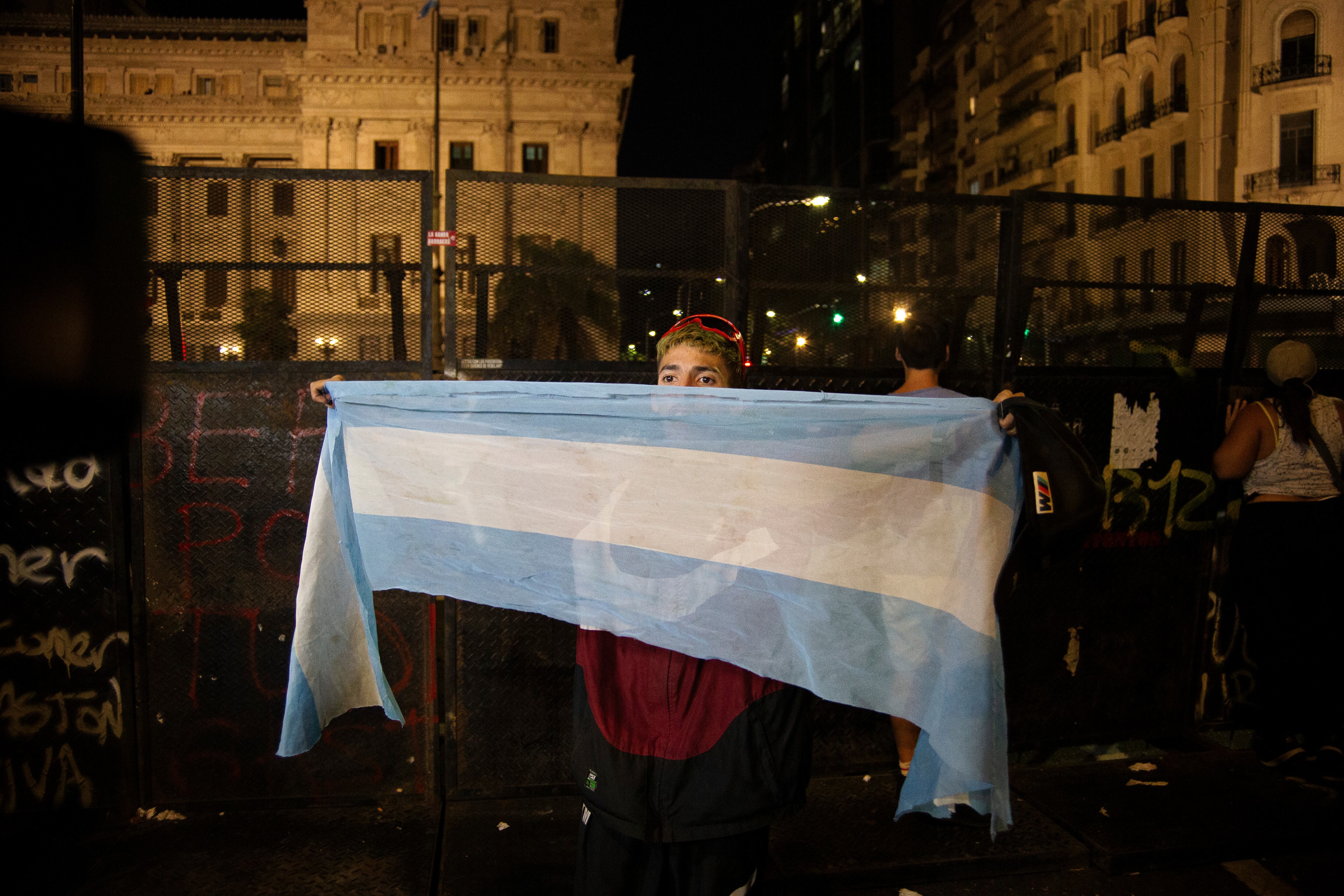 Imagen de referencia de una protesta en Argentina. Foto: Catriel Gallucci Bordoni/NurPhoto via Getty Images.