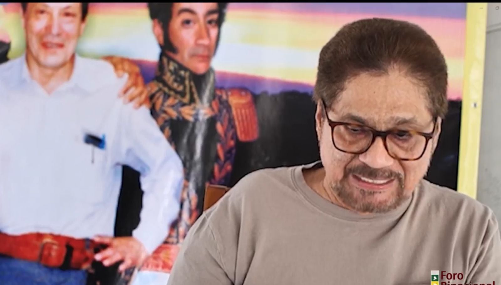 ‘Iván Márquez’ reapareció en video. Foto: Captura de video