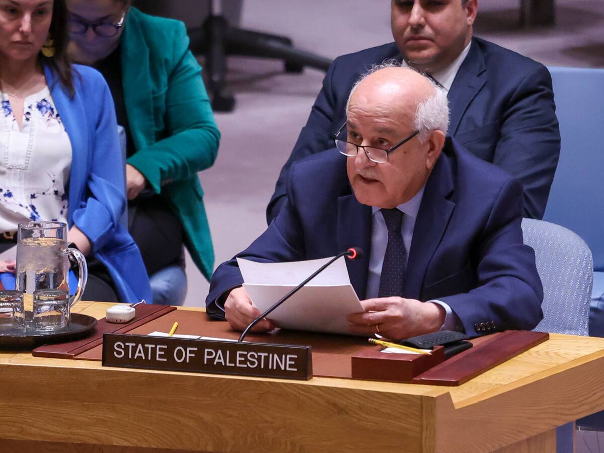 Video: embajador de Palestina en la ONU rompió en llanto al hablar de niños muertos en Gaza