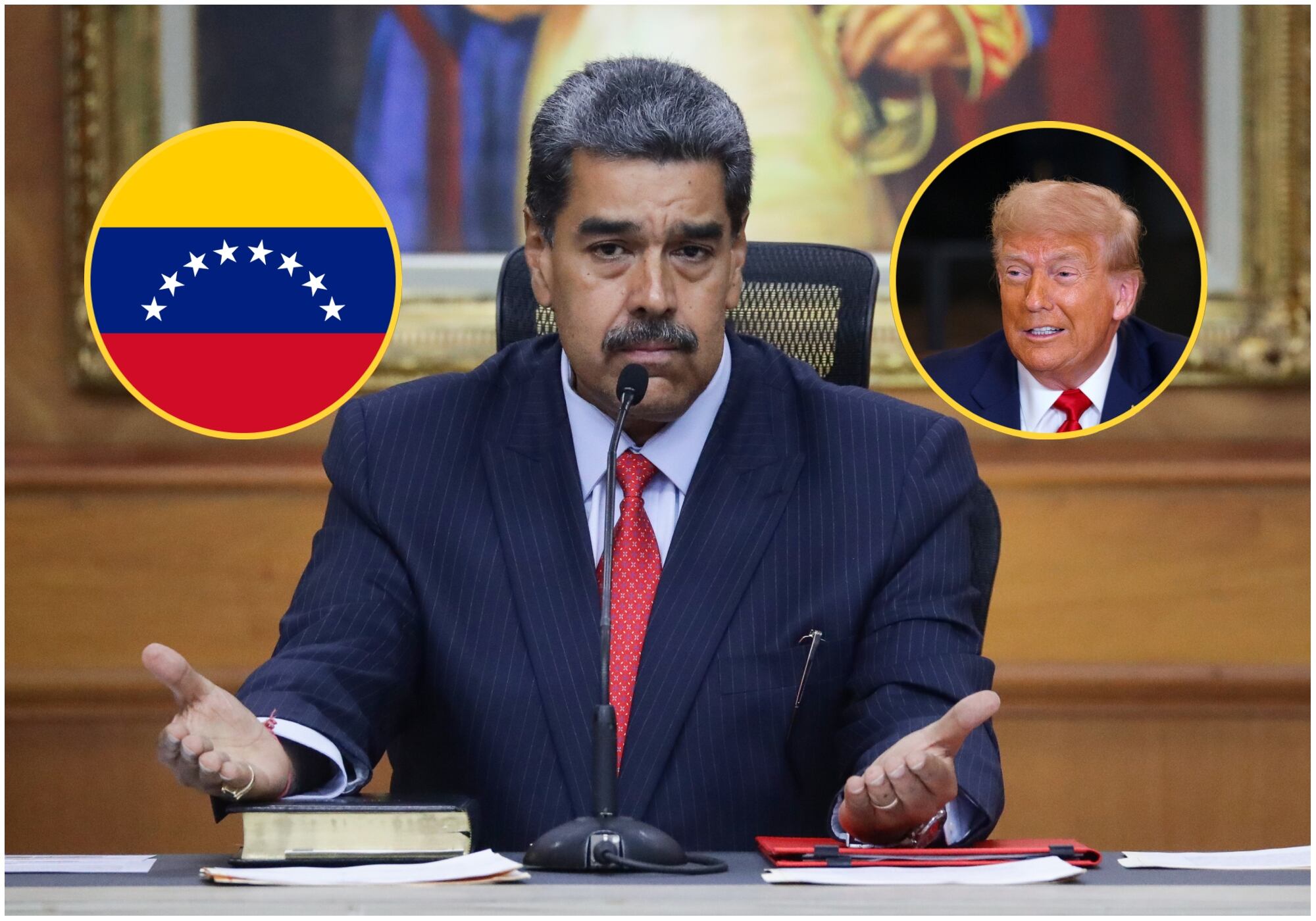 Nicolás Maduro aseguró que atacar “militarmente” a Venezuela sería “el fin político” de Donald Trump. Foto: EFE.