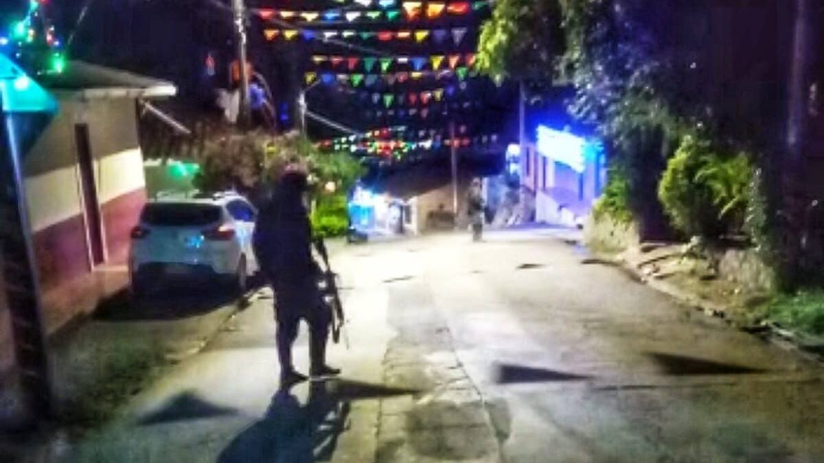 Hombres del ELN patrullaron en el sector urbano de Caldono, Cauca