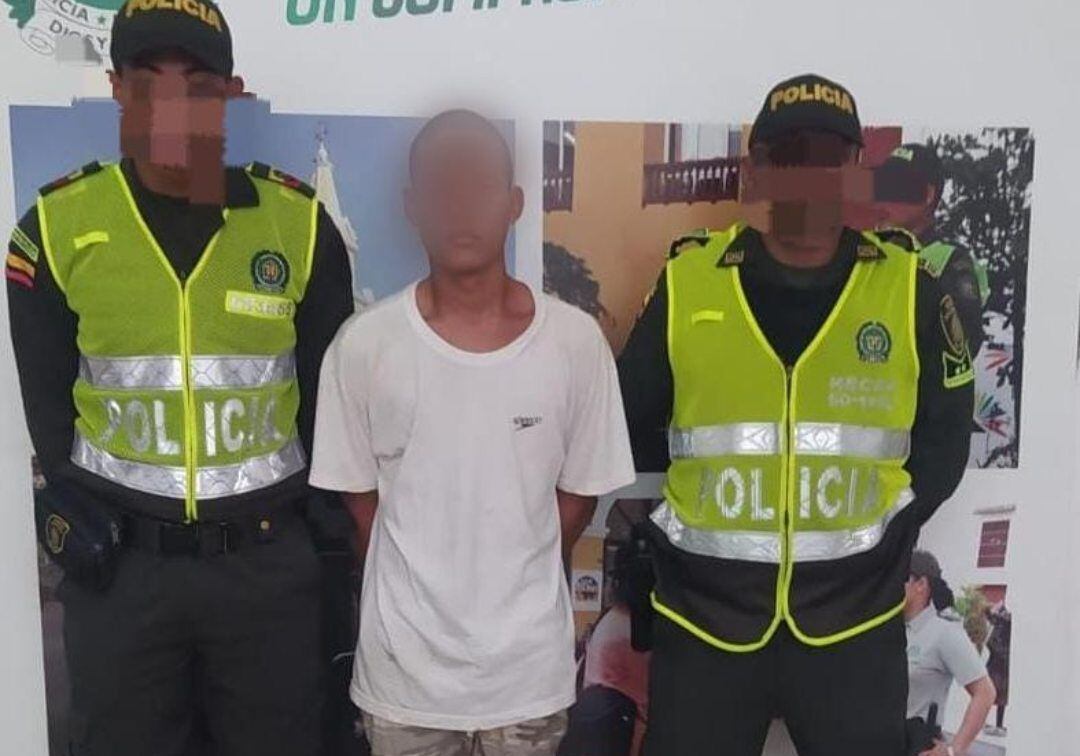 El asaltante, de 18 años, será dejado a disposición de la Fiscalía. Crédito: Cortesía.