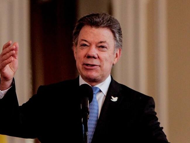 Juan Manuel Santos, presidente de la República. Foto: Colprensa