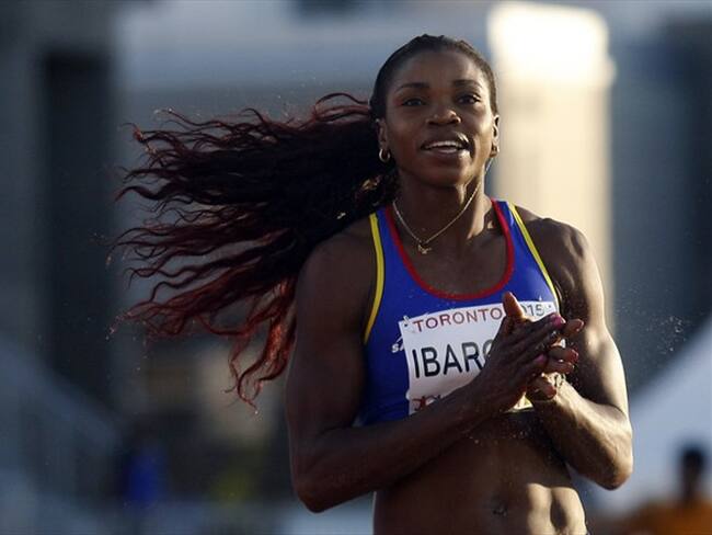 Caterine Ibargüen, atleta colombiana. Foto: Colprensa