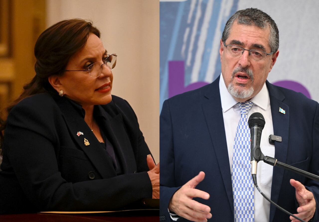 Xiomara Castro, presidenta de Honduras y Bernardo Arévalo, presidente electo de Guatemala | Fotos: GettyImages